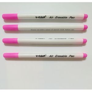 Vclear Blauw Water Uitwisbare Marker Witte Water Oplosbare Pen Paars Air Uitwisbare Stof Markering Pen Roze Stof Verf Marker Pen