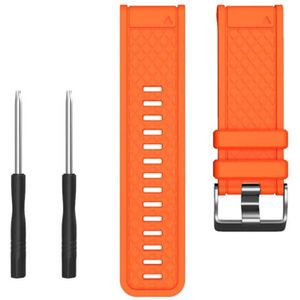 Silicone Sport Pols Band Horloge Strap Vervanging Riem Voor Garmin Fenix/Fenix 2