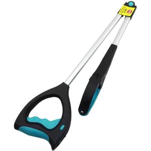 Vuilnis Pick Up Tool Met Led Metalen Vuilnis Clip Reacher Sanitaire Apparaat Vouwen Vuilnis Shit Pickup Klem Klauw Keuken Tuin