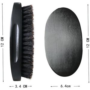 Man Borstel Varkenshaar Voor Mannen Snor Scheren Kam Gezicht Massage Gezicht Haar Borstel Beuken Kam