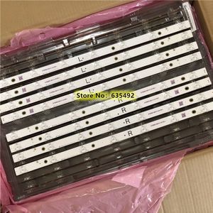 8 Stuks (4 * R 4 * L) 7LED Led Backlight Strip Voor Panasonic Tv TX-55AX630B TX-55AX630E TX-55DX600B TB55O9M 550TV01 550TV02