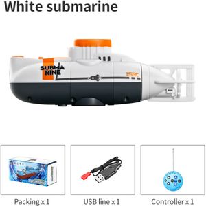 Mini Rc Submarine Afstandsbediening Boot Waterdicht Duiken Speelgoed Cadeau Voor Kids Jongens En Meisjes Jaar