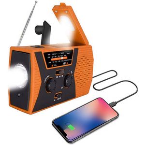 Bt Fm/Am Radio Emergency Am Fm Noaa Radio Solar Hand Crank Radio Charger Flash Licht Outdoor Camping Survival speaker Ondersteuning