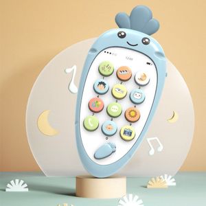 Baby Telefoon Speelgoed Telefoon Met Bijtring 2 In 1 Leuke Muziek Sound Machine Voor Voor Kids Baby Vroege Educatief Leren speelgoed