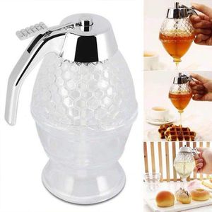 1 Pc Squeeze Fles Honing Jar Container Bee Drip Dispenser Waterkoker Opslag Pot Standhouder Sap Siroop Cup Keuken Accessoires