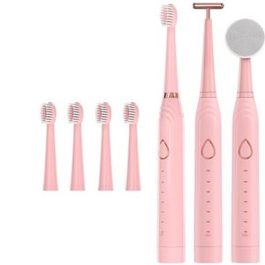 7-In-1 Sonic Elektrische Tandenborstel 6-Speed IPX7 Waterdicht Huishouden Automatische Zacht Gezicht Tandenborstel Tand whitening Oral Care