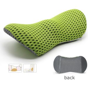 Ademend Geheugen Katoen Fysiotherapie Lumbale Kussen Taille Voor Autostoel Rugpijn Ondersteuning Kussen Slaap Bed Bureaustoel Rijden