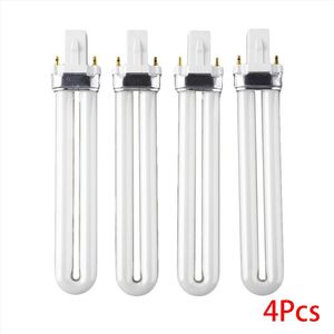 4 Stks/partij Functionele 9W Curing Uv Gel Lamp Gel Nail Art Droger Buis Vervanging Nail Gereedschap