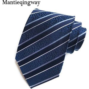 Mantieqingway 9 Cm Mannen Zijden Dassen Voor Suits Gestreepte Gedrukt Classic Corbatas Bruidegom Vestidos Stropdassen Voor Volwassen Das Stropdas