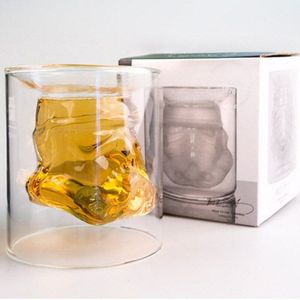 Whiskey Decanter Glas Darthvader Bar Set Whisky Glazen Draagbare Karaf Skull Decanter 750 Ml