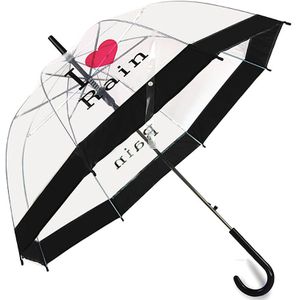 Plastic Eva Transparante Paraplu Creatieve Regen Sunny Vrouwen Meisjes Dames Versiering Lange Handle Paraplu Regendicht Unbrellas