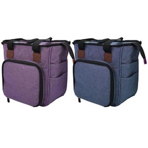 Draagbare Tas Breien Wol Haaknaalden Breinaalden Opbergzakken Naaibenodigdheden Accessoires Set Diy Huishoudelijke Organizer