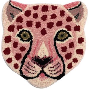 Handgemaakte Wollen Tijger Roze Luipaard Dier Modellering Kussen Mat Huishouden Stoel Kussen Eetkamerstoel Kussen Moderne Home Decor
