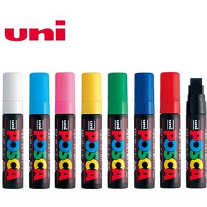 2Pcs Uni Marker Posca Serie PC-17k Verf Pen (Ultra Groothoek Pen Tip-15mm) schilderen Vullen Kleur Pop Poster Reclame Pen