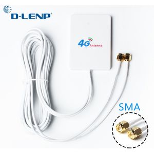4G Lte Antenne 3G 4G Externe Antennes Sma Connetcor Voor Huawei Wifi Rotuter 3G 4G lte Router Modem Antenne Met 3 M Kabel
