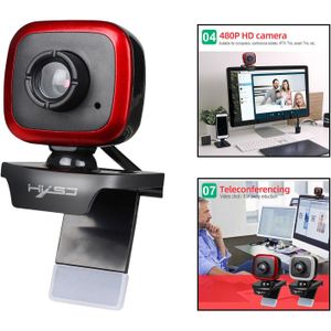 480P Laptop Desktop Computer Usb Web Camera Webcam Voor Gaming Plug En Play