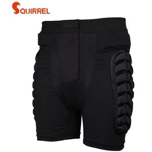 Alle Zwarte Motorcross Korte Mannen Beschermende Kleding Rijden Rit Shorts Off-Road Skiën Schaatsen Hip Armor Valbestendig