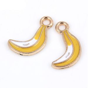 10pcs Armband Gouden Ananas Fruit Lichtmetalen Charms Hanger Kralen Fit Armband Voor Vrouwen Meisje Sieraden Maken Accessoires