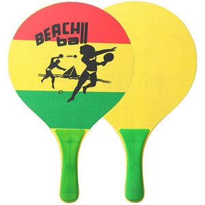 7MM Fun Cricket Badminton Racket Seven Layers of High-grade Poplar Wood Table Tennis Racket For Indoor and Outdoor