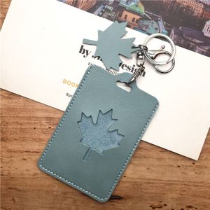 Verse Snoep Esdoorn Bladeren Pu Naam Card Cover Bank Credit Kaarthouder Id Kaarthouder Tag Voor Studenten Kids School