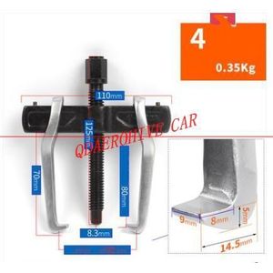 QDAEROHIVE gloednieuwe Auto Automotive vliegwiel Voor Wiel 2-Paw Pilot Lagertrekker Bus Gear Extractor Tool Kit 2-8 inch
