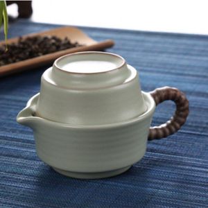 Thee Sets Kung Fu Keramiek Thee Set 1 Pot 1 Kopje Thee Potten Elegante Gaiwan Mooi En thee Pot Ketel