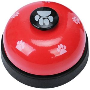 Pet Call Bell Hond Bal-Vorm Poten Gedrukt Maaltijd Voeden Educatief Speelgoed Puppy Interactieve Training Tool Supply 6 kleuren