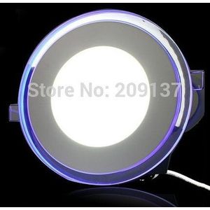 10W 15W 20W Oppervlak Acryl Ronde Led Panel Light Indoor Licht Plafondlamp Glas Led Verzonken Panel down Light 90-260V