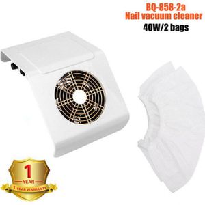 80W Multifunctionele Nail Stof Stofzuiger Sterke Nail Stofzuiger Machine Lage Lawaaierige Met Ventilator 2 Stofzakken Nail art Apparatuur