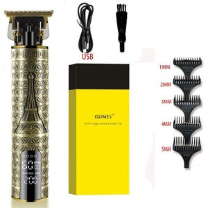 Lcd Oplaadbare Tondeuse Elektrische Tondeuse Cordless Scheerapparaat Trimmer 0Mm Mannen Kapper Haar Snijmachine Voor Mannen