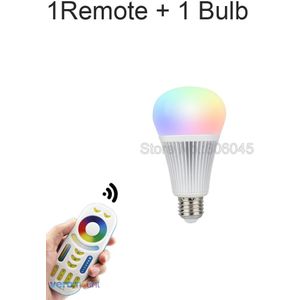 9W E27 LED Lamp Milight RGB + CCT Smart LED Lamp FUT012 AC 85 V-265 V Dimbare 2.4G Draadloze Afstandsbediening Smartphone APP Controle