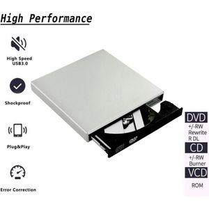 Dvd Rom Externe Optische Drive Usb 2.0 Cd/DVD-ROM CD-RW Speler Brander Slim Reader Recorder Computer Componenten