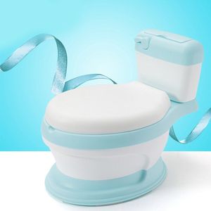 Draagbare Baby Pot Toiletbril Kids Zindelijkheidstraining Seat Comfortabele Rugleuning Kinderen Potje Multifunctionele Training Potje Wc