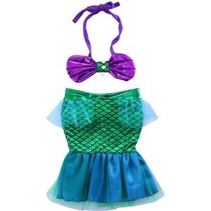 Hirigin Mode Peuter Mermaid Meisje Prinses Jurken Comfort Party Cosplay Kostuum Meisjes Outfits