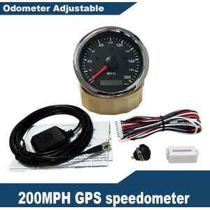 Universele digitale GPS-snelheidsmeter, HUD-weergave voor auto, GPS-snelheidsindicator, vermoeidheidswaarschuwing, km/u MPH, instelkompas voor auto's, vrachtwagens (groen