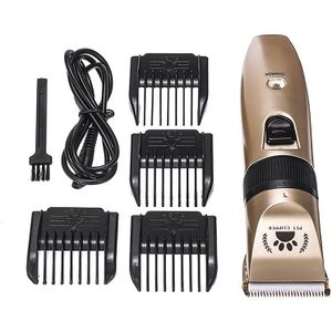 Low-Noise Kat Hond Haar Snijder Tondeuse Oplaadbare Honden Katten Grooming Trimmen Kit Elektrische Pet Hair Remover Scheerapparaat