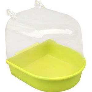 1Pc Plastic Vogel Water Bad Doos Bad Papegaai Voor Parkiet Dwergpapegaai Vogel Huisdier Kooi Opknoping Kom Parkiet Vogelbad #15