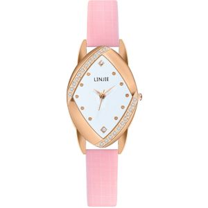 Sleek Minimalistische Vrouwen Quartz Exquisite Horloge Lederen Band Rechthoek Horloges Vrouwen Quartz Armband Horloges Dames Klok