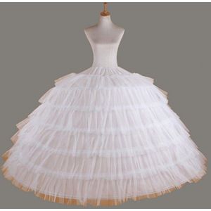 SHEWG YI DRESS - 4654 - Onderrok - Crinoline - Bruiloft - 6-Hoepel Rok