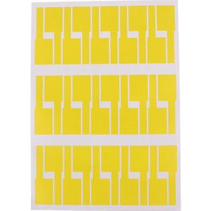 30 Pcs/Sheet Waterdichte Zelfklevende Kabel Sticker Identificatie Tags Labels Organisatoren Kleurrijke Identificatie Tags