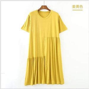 Fdfklak Zomer Ladys Modale Nachtjapon Nachtjapon Lange Thuis Jurk Nachtkleding Vet Mm Nacht Shirt Korte Mouwen Losse Nachtkleding