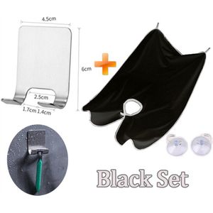 Man Scheren Baard Schort Zwart Haar Scheren Schort Ib Trimmer Houder Baard Catcher Waterdicht Huishouden Household Cleaning Tools