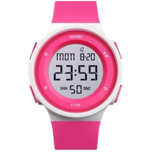 Skmei 1445 Mannen Horloge Elektronische Countdown Sport Horloges Siliconen Waterdichte Led Digitale Horloge Voor Mannen Relogio Masculino