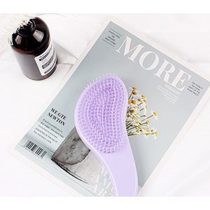1Pc Magic Handvat Kam Detangling Hair Brush 9 Heldere Kleuren Anti-Statische Massage Kam Douche Massage Kam Salon hair Styling Tool