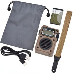 HRD-701 Volledige Band Digitale Radio Draagbare Subwoofer Radio Geluidskwaliteit Bluetooth Tf Card Nummer Display Radio