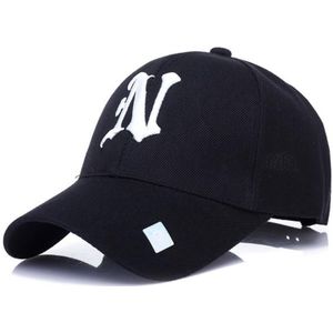 Bonés Baseball Cap Hiphop Liefhebber Ny Buiten Caps Tennis N Brieven Persoonlijkheid