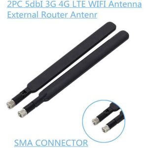 2Pcs 5dBi High Gain Wifi Antenne Sma Male 4G Lte Draadloze Router Antenne Voor Huawei B315 B310 B593 b525 B880 B890 E5186