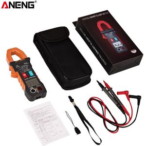 Aneng ST203 Digitale Stroomtang Multimeter 4000Counts True Rms Mini Amp Dc/Ac Clamp Meter Voltmeter 400V automatische Range