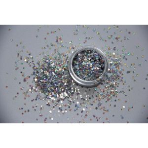 1mm Zilveren Ronde Glitter voor Nail Art DIY Hars Ambachtelijke ..