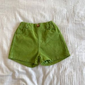 Mode 2022 Zomer Baby Meisjes Jongens Leuke Effen Kleur Shorts Kinderen Mode Toevallige Corduroy Shorts
